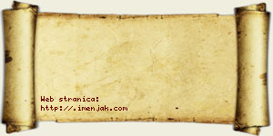 Miljana Raković vizit kartica